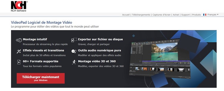 VideoPad Logiciel de Montage Vidéo